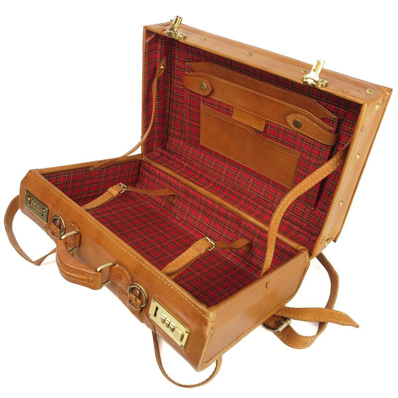 牛革トランクリュック