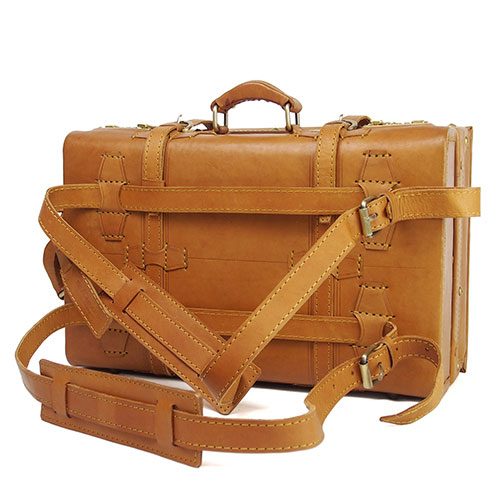 牛革トランクリュック