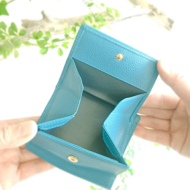 二つ折り財布 牛革 本革 BOX型 小銭入れ付き 札入れ ミニ財布 ショートウォレット 軽量 ROMANO(ロマノ) 5302