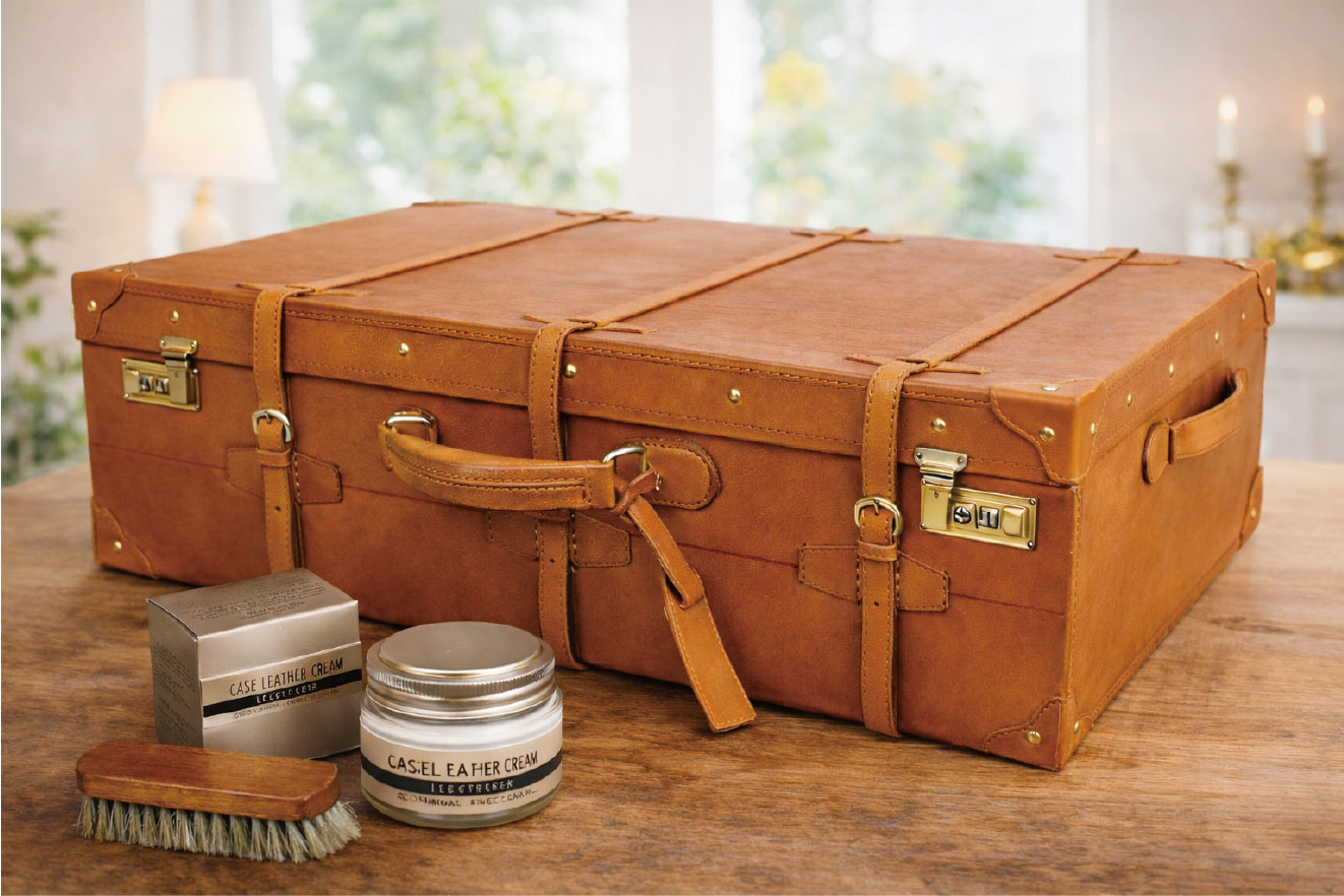 ヌメ革トランクケースのお手入れ方法
