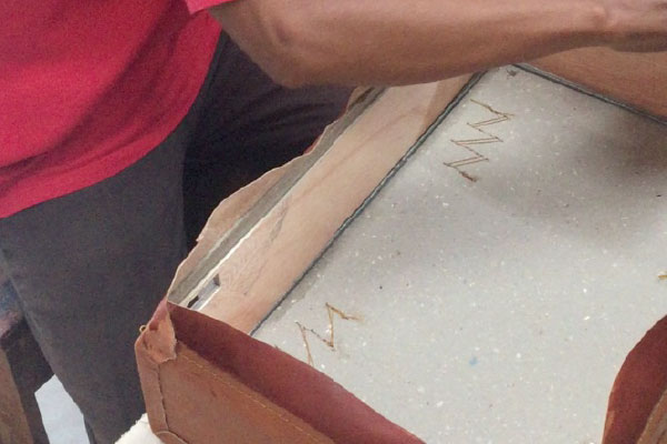 ヌメ革の製作工程